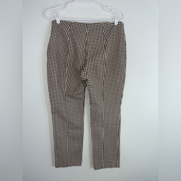 Theory Houndstooth Slim Cropped Trousers size 12 - Picture 13 of 14